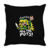 smash all the pots clearance Throw Pillow