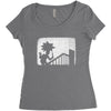 murder in the shadows Women's Triblend Scoop T-shirt