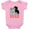 This Girl Loves Her Doxie Baby Onesie