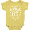 original parts vintage established 1977 perfectly aged Baby Bodysuit