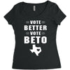 vote beto Women's Triblend Scoop T-shirt