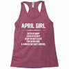 April Girl Hated By Many Racerback Tank