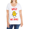 nugs not drugs Ladies Curvy T-Shirt