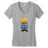 HAPPY FATHERS DAY Women's V-Neck T-Shirt