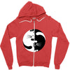 cat Zipper Hoodie