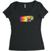 speed of flight Women's Triblend Scoop T-shirt