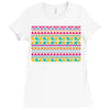 pattern overload Ladies Fitted T-Shirt