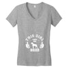 This Girl Loves Her Boxer Women's V-Neck T-Shirt