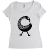 Sankofa Bird Women's Triblend Scoop T-shirt
