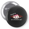 November Peeking Out Baby Girl Pin-back button