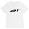 evolution of a darts player t shirt phil taylor board V-Neck Tee