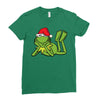 kermit christmas Ladies Fitted T-Shirt