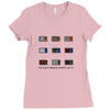 WE DON'T BELIEVE WHAT'S ON TV Ladies Fitted T-Shirt