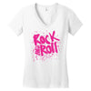 rock music r2 Women's V-Neck T-Shirt