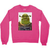 shrek mug shot funny Crewneck Sweatshirt