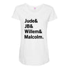 Jude JB Willem Malcolm Maternity Scoop Neck T-shirt