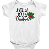 holly jolly christmas Baby Bodysuit