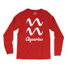 aquarius zodiac Long Sleeve Shirts