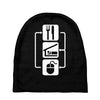 v2 eat sleep computer mouse Baby Beanies