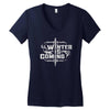 winter is coming Women's V-Neck T-Shirt