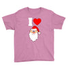 i love santa noel Youth Tee