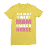 the best kind of mom raises a nurse Ladies Fitted T-Shirt