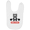 panda strong Baby Bibs