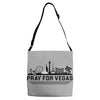 Pray for Las Vegas Adjustable Strap Totes
