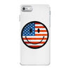 patriotic smiley face iPhone 7 Case