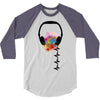 headphone 3/4 Sleeve Shirt