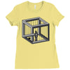 escher's jail Ladies Fitted T-Shirt