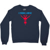 i need a hug Crewneck Sweatshirt