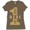 real one Ladies Fitted T-Shirt