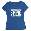i've seen more spine in jellyfish Women's Triblend Scoop T-shirt