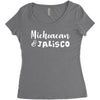 michoacan and jalisco Women's Triblend Scoop T-shirt