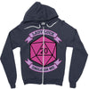 lady luck smile on me Zipper Hoodie
