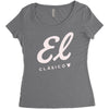 el clasico Women's Triblend Scoop T-shirt