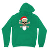 santa skull and crossbones Unisex Hoodie