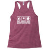 gas grass ass nobody rides for free funny Racerback Tank