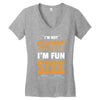 I Am Not Short I Am Fun Size Women's V-Neck T-Shirt