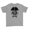 skull with beard Youth Tee