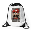 mario bandit Drawstring Bags