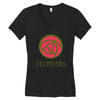 flowers Women's V-Neck T-Shirt
