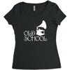 old school Women's Triblend Scoop T-shirt