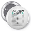 October Girl Facts Libra Pin-back button