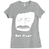 bon iver face Ladies Fitted T-Shirt