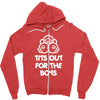 tits out for the boys Zipper Hoodie