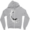 fish Zipper Hoodie