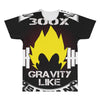 I Train In 300x Gravity Like Saiyan All Over Men's T-shirt