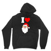 i love santa noel Unisex Hoodie